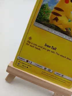 Pikachu 28/73 - Shining Legends - Common Holo LP Pokemon Card, 2017 - Image 3