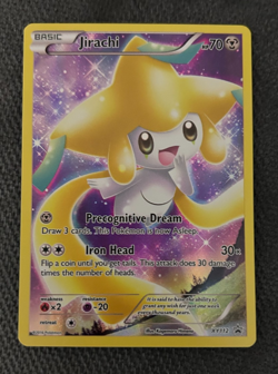 Pokemon Jirachi Full Art XY112 Black Star Promo Holo - NM - Image 3