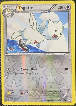 Togetic 103/135 Plasma Storm Reverse Holo - Pokemon Card - Image 1