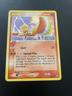 Pokemon Ho-Oh 27/115 Stamped EXC Condition EX Unseen Forces - Image 1