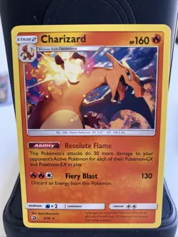 Pokemon Card - Charizard Dragon Majesty 3/70 Battle Academy Stamped SM Promo - Image 1