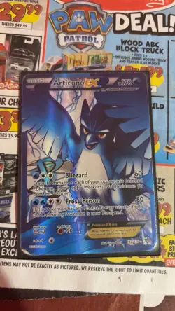 Pokemon TCG Plasma Storm Articuno EX Full Art Holo Card 132/135 - Image 1