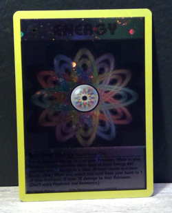 Rainbow Energy Pokemon League 2002 - Holo Promo - Near Mint - SWIRL - Image 2