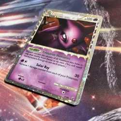 Pokemon Espeon Prime 81/90 Ultra Rare Holo HGSS Undaunted Card MP Condition - Image 2