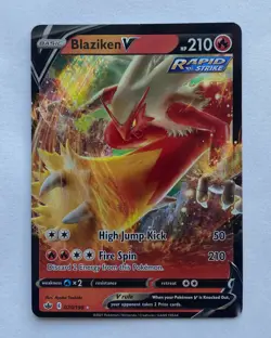 Pokemon Chilling Reign Blaziken V 020/198 Full Art Ultra Rare Nm-Mt Pack Fresh! - Image 1