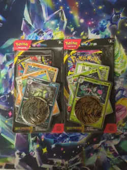 Set Of 2 Pokemon Mega Evolution Checklane Blisters Tyranitar Meowscarada - Image 1