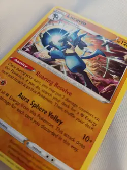 Pre-Release Exclusive Lucario (79/172) Non-Holographic Pokemon card - Image 1