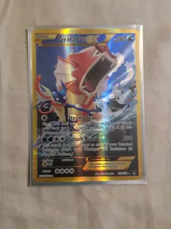 Pokemon TCG Gyarados EX 123/122 XY Breakpoint 2016 Secret Holo Rare Card NM - Image 1