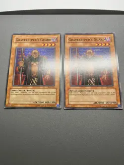 Yu-Gi-Oh! 2X Gravekeeper’s Guard Common Unlimited PGD-061 HP - Image 1
