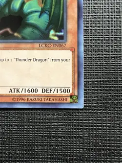 Yu-Gi-Oh! Thunder Dragon LCKC-EN067 1st Edition Ultra Rare NM - Image 4
