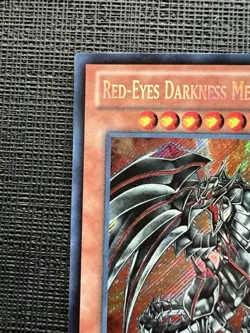 Yugioh - Red-Eyes Darkness Metal Dragon LCJW-EN050 1st Edition Secret Rare NM - Image 2