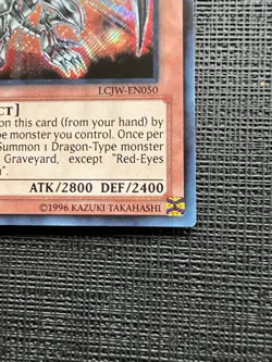 Yugioh - Red-Eyes Darkness Metal Dragon LCJW-EN050 1st Edition Secret Rare NM - Image 4