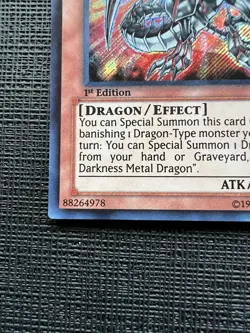 Yugioh - Red-Eyes Darkness Metal Dragon LCJW-EN050 1st Edition Secret Rare NM - Image 5