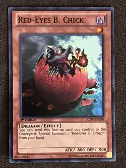 Red-Eyes B. Chick LCJW-EN038 Joey's World 1st Edition Super Rare LP - Image 1