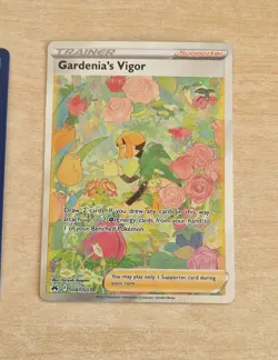 Gardenia's Vigor GG61/GG70 Trainer Pokemon Card NM - Image 1
