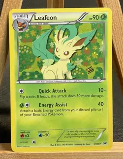 Pokemon Leafeon BW87 NM 2013 Black & White Black Star Promo LP/NM - (NO OFFERS) - Image 1