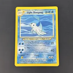 Pokemon TCG Light Dewgong 45/105 Neo Destiny 2000 LP - Image 1