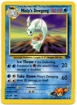 Pokemon - Gym Challenge Misty's Dewgong 054/132 LP - Image 1