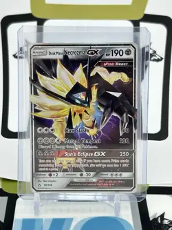 NM Pokemon Dusk Mane NECROZMA GX Card ULTRA PRISM Set 90/156 NM 0914 #292 - Image 1