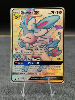 Sylveon GX SV76/94 English Hidden Fates - Ultra Rare Shiny Vault Pokemon - Image 1