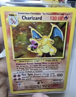 1999 Pokemon TCG Base Set Charizard Holo 4/102 Holo🚨🚨 CHASER CARD🔥🔥🔥 - Image 3