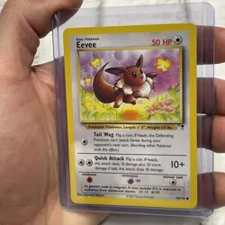 Pokemon Card - Eevee Legendary Collection 74/110 NM Near Mint Vintage Nintendo - Image 2