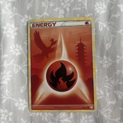Pokemon TCG Fire Energy HeartGold SoulSilver, Regular Ho-Oh Card 116/123 - Image 1