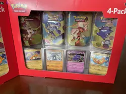 2 Pokemon Scarlet & Violet 4pk Mini Tins w/ 4 Promo cards Sealed - Image 2