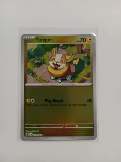Yamper 030/094 Phantasmal Flames Reverse Holo NM Pokemon Card - Image 1