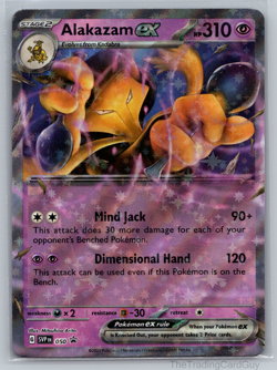 Pokemon - Scarlet & Violet 151 Alakazam EX Black Star Promo 050 NM - Image 1