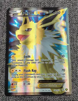 28a/83 Jolteon EX Mega Powers XY Collection Box Pokemon card NM - Image 1