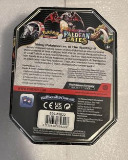 Pokemon TCG: Scarlet & Violet Paldean Fates Iron Treads EX Tin - Image 2