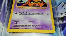 Pokemon Abra Shadowless Base set 43/102 PSA 9 - Image 3