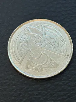 2001 Pokemon TCG Lugia Collectible Token Coin Metal 1.25 Inch - Image 1