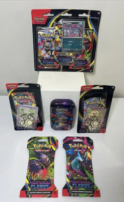 Pokemon TCG Variety Lot of 6 Items as Pictured Phantasmal Flames All New Sealed - Image 1