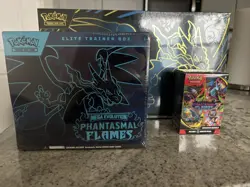Pokemon phantasmal flames UPC, ETB and Booster bundle Set of 3 Ready To Ship - Image 1
