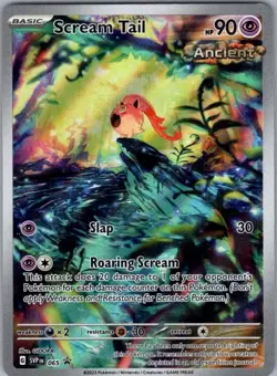 Pokemon Card Scream Tail 065 Black Star Promo - Near Mint - Image 1