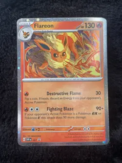 Pokemon TCG Eeveelution Promo Set | Flareon Vaporeon Jolteon | Cosmo Holo Lot NM - Image 3