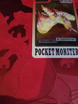 LP- Moltres No.146 Pokemon card Bandai 1997 Prism Holo Japanese Nintendo - Image 3