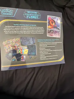 Sealed! Pokemon TCG Phantasmal Flames Pokemon Center Elite Trainer Box PKC ETB - Image 4