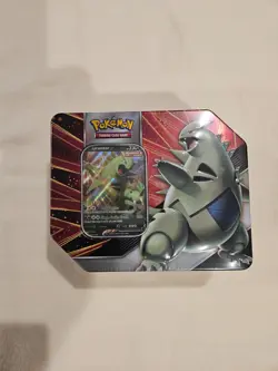 Pokemon TCG Tyranitar Strikers V Tin Factory Sealed New - Image 1