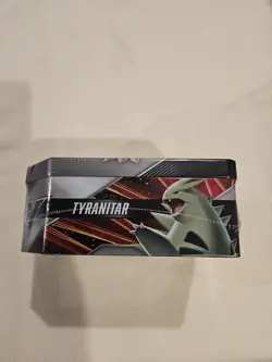 Pokemon TCG Tyranitar Strikers V Tin Factory Sealed New - Image 3