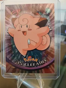 Pokemon TCG Clefairy Topps #35 Pink Foil Tv Animation Edition EXCELLENT - Image 2