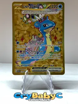Pokemon Lapras ex SVP164 Scarlet & Violet Black Star Promo - Image 1