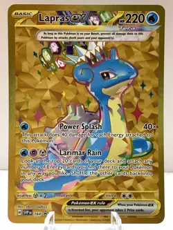 Pokemon Lapras ex SVP164 Scarlet & Violet Black Star Promo - Image 2