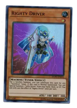 Yu-Gi-Oh Card: Righty Driver DUPO-EN032 Ultra Rare! NM - Image 1