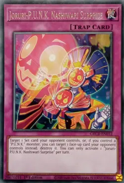GRCR-EN012 JORURI-P.U.N.K. NASHIWARI SURPRISE RARE 1ST EDITION YuGiOh CARD - Image 1