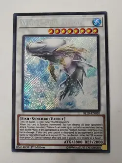 White Aura Whale - (BLLR-EN020) - Yu-Gi-Oh TCG Yugioh 1st Edition Secret Rare NM - Image 1