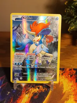 KELDEO Black Star Promo POKEMON Full-Art Holo 2016 Trading Card XY118 - Image 1