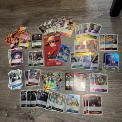 One Piece TCG OP13 Carrying On His Will 240 Card Bulk Lot C UC R Holo Near Mint - Image 2